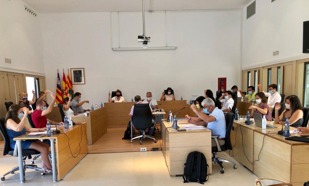 Imagen del pleno del Consell de Formentera Imagen del pleno del Consell de Formentera