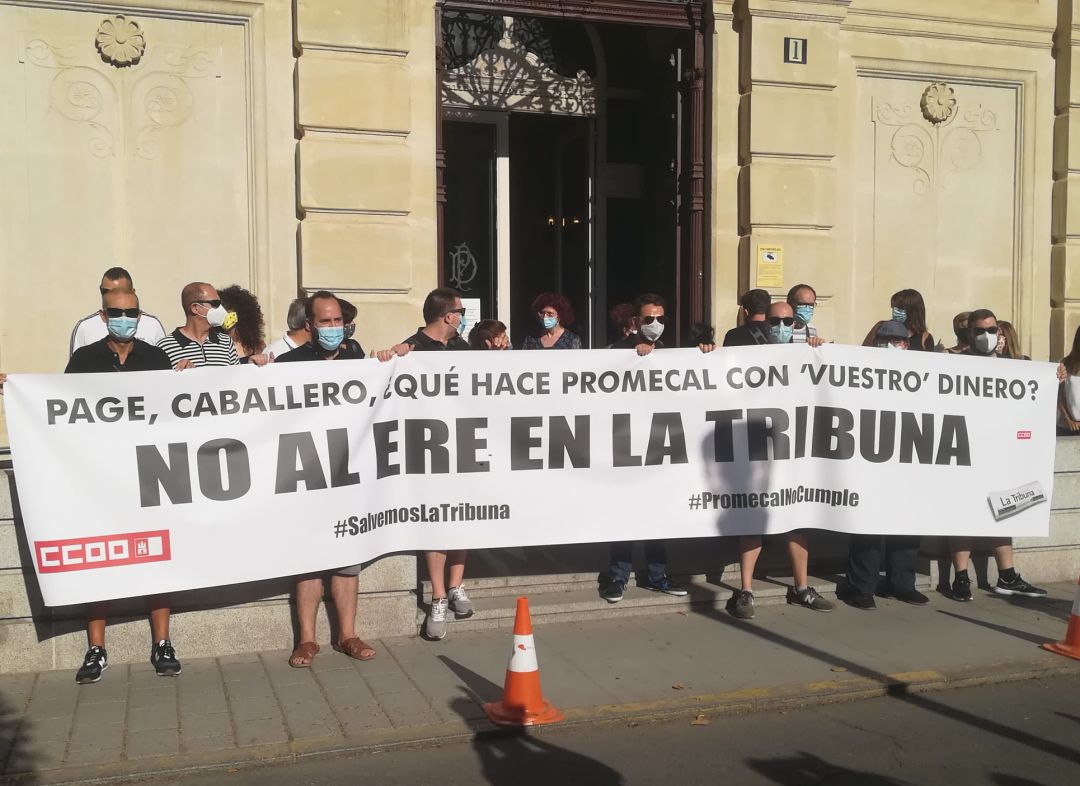 Los trabajadores se han manifestado a las puertas de la Diputación de Ciudad Real Los trabajadores se han manifestado a las puertas de la Diputación de Ciudad Real