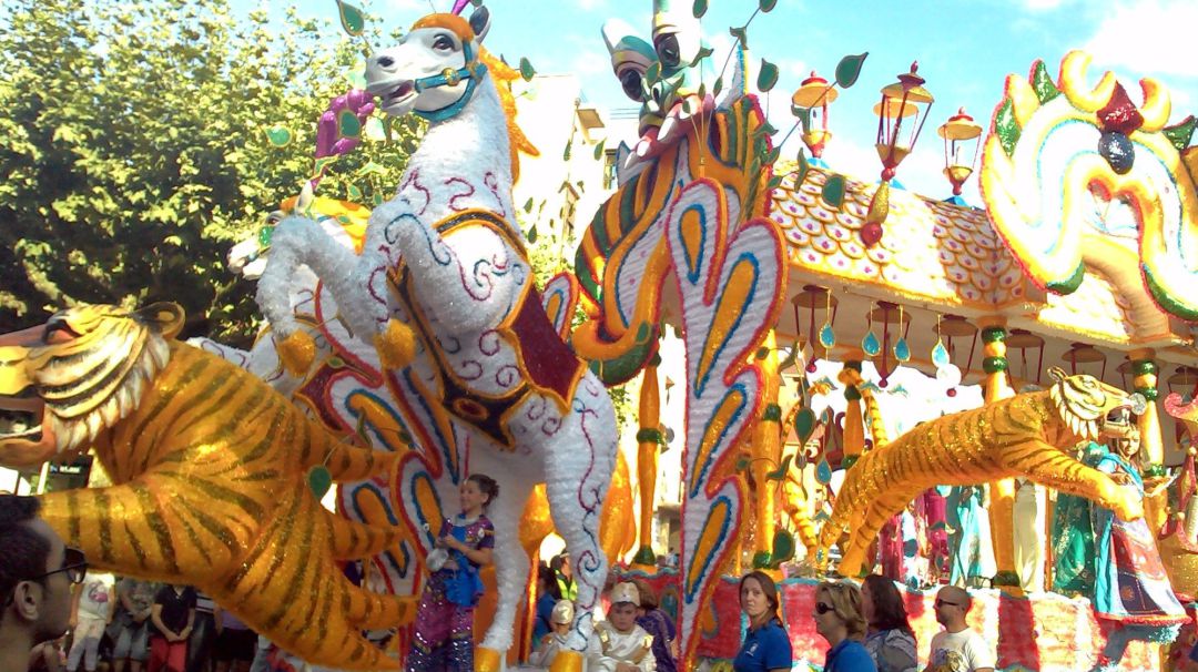Gala Floral de las fiestas de la Virgen Grande de Torrelavega. Archivo Gala Floral de las fiestas de la Virgen Grande de Torrelavega. Archivo