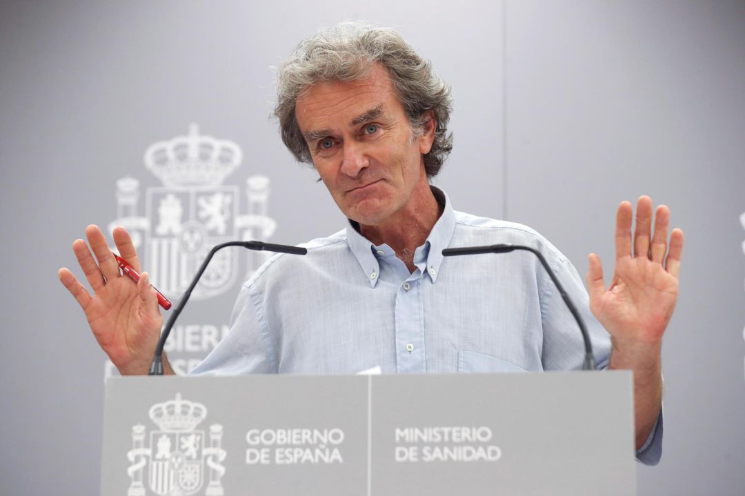 El director del Centro de Coordinación de Alertas y Emergencias Sanitarias (CCAES), Fernando Simón, este jueves. El director del Centro de Coordinación de Alertas y Emergencias Sanitarias (CCAES), Fernando Simón, este jueves.