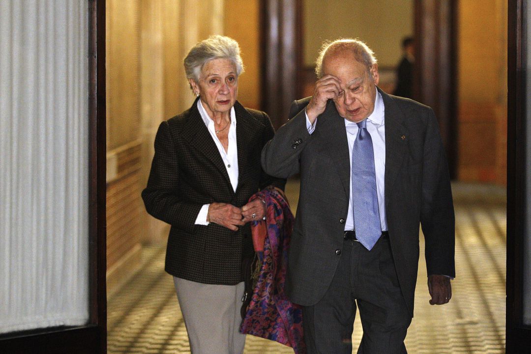 Marta Ferrusola junto a su marido Jordi Pujol Marta Ferrusola junto a su marido Jordi Pujol