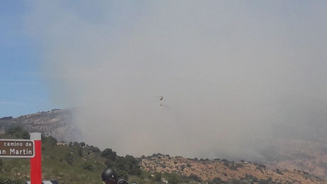 Imagen del incendio originado en Robledo de Chavela (Comunidad de Madrid, España), a 2 de agosto de 2020. Imagen del incendio originado en Robledo de Chavela (Comunidad de Madrid, España), a 2 de agosto de 2020.