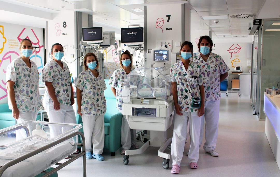 Instalaciones de la nueva unidad de neonatología del Hospital General de València Instalaciones de la nueva unidad de neonatología del Hospital General de València
