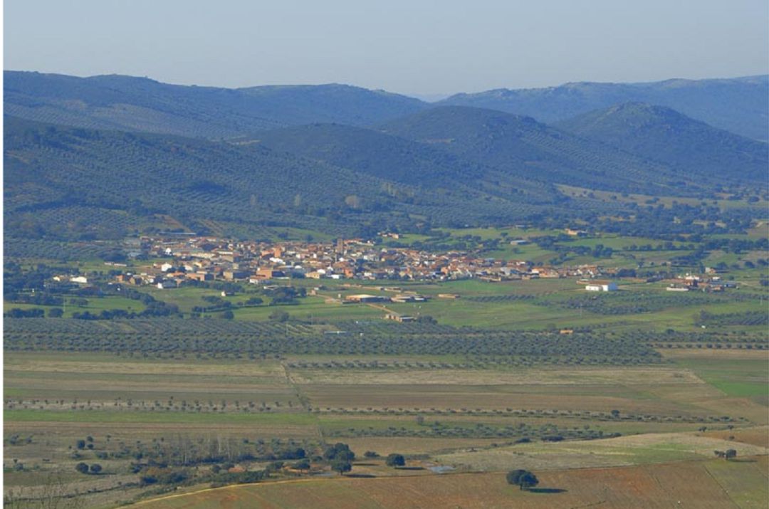 Panorámica de la localidad de Arroba de los Montes de 470 habitantes Panorámica de la localidad de Arroba de los Montes de 470 habitantes