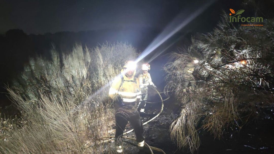 Extinción incendio en El Casar Extinción incendio en El Casar