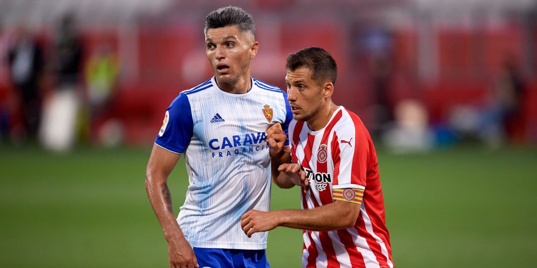Imagen del encuentro entre Zaragoza y Girona, dos de los equipos que jugarán el play-off Imagen del encuentro entre Zaragoza y Girona, dos de los equipos que jugarán el play-off