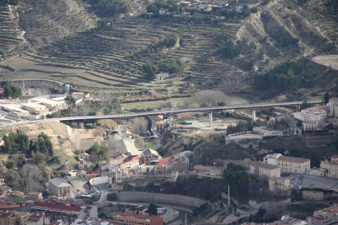 Imagen de archivo del viaducto Francisco Aura de 2014 Imagen de archivo del viaducto Francisco Aura de 2014