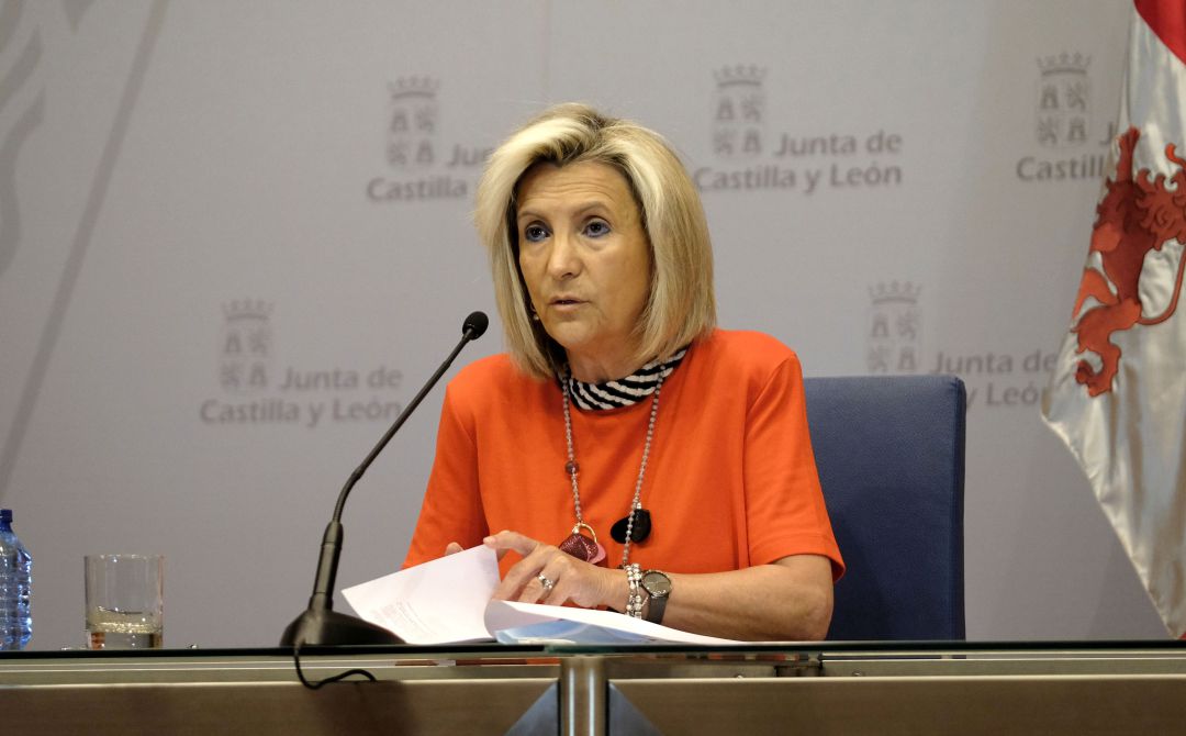Verónica Casado, consejera de Sanidad de la Junta de Castilla y León, en su comparecencia para dar cuenta de la situación epidemiológica de la comunidad Verónica Casado, consejera de Sanidad de la Junta de Castilla y León, en su comparecencia para dar cuenta de la situación epidemiológica de la comunidad