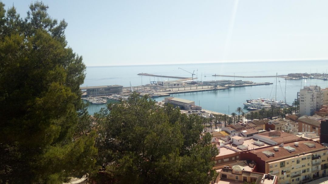 Puerto desde el Castillo de Dénia. Puerto desde el Castillo de Dénia.