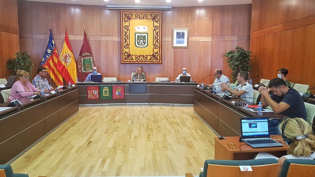 Pleno del mes de julio en el ayuntamiento de Calp. Pleno del mes de julio en el ayuntamiento de Calp.
