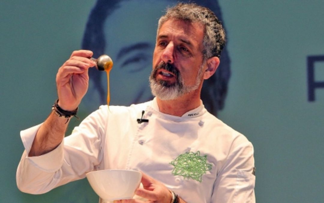 El Chef Pepe Solla en un "Show cooking" El Chef Pepe Solla en un "Show cooking"