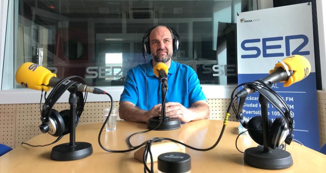 José Manuel Muñoz en los estudios de SER Ciudad Real José Manuel Muñoz en los estudios de SER Ciudad Real