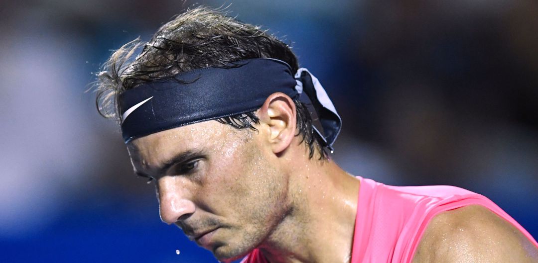 Rafa Nadal, durante un torneo a principios de 2020 Rafa Nadal, durante un torneo a principios de 2020