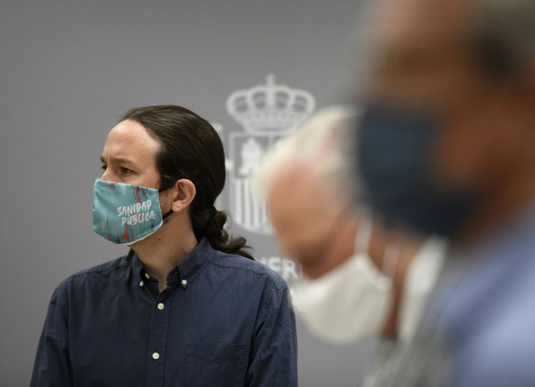 El vicepresidente segundo del Gobierno y ministro de Derechos Sociales y para la Agenda 2030, Pablo Iglesias El vicepresidente segundo del Gobierno y ministro de Derechos Sociales y para la Agenda 2030, Pablo Iglesias