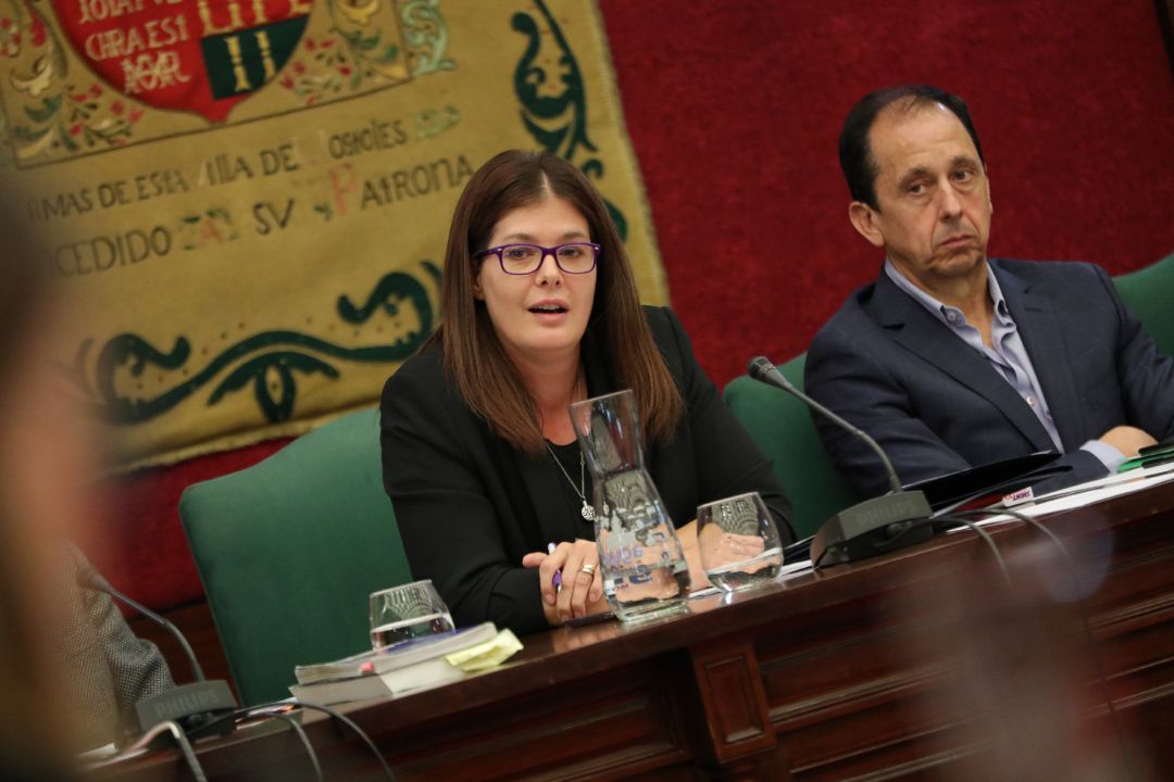 La alcaldesa de Móstoles, Noelia Posse La alcaldesa de Móstoles, Noelia Posse
