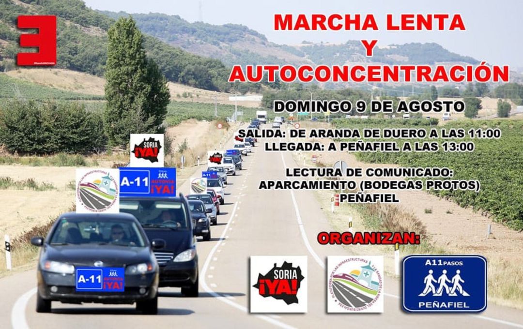 Cartel de la convocatoria de la marcha lenta que estaba prevista para el próximo domingo, 9 de agosto, que ha quedado aplazada. Cartel de la convocatoria de la marcha lenta que estaba prevista para el próximo domingo, 9 de agosto, que ha quedado aplazada.