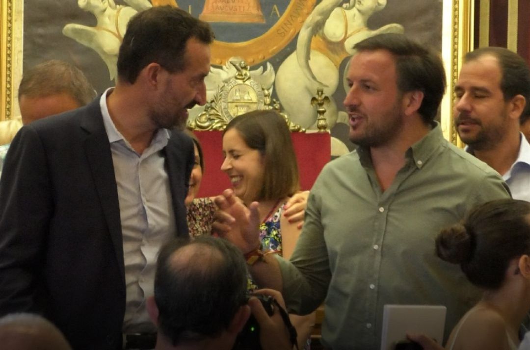 Pablo Ruz y el alcalde de Elche, Carlos González Pablo Ruz y el alcalde de Elche, Carlos González