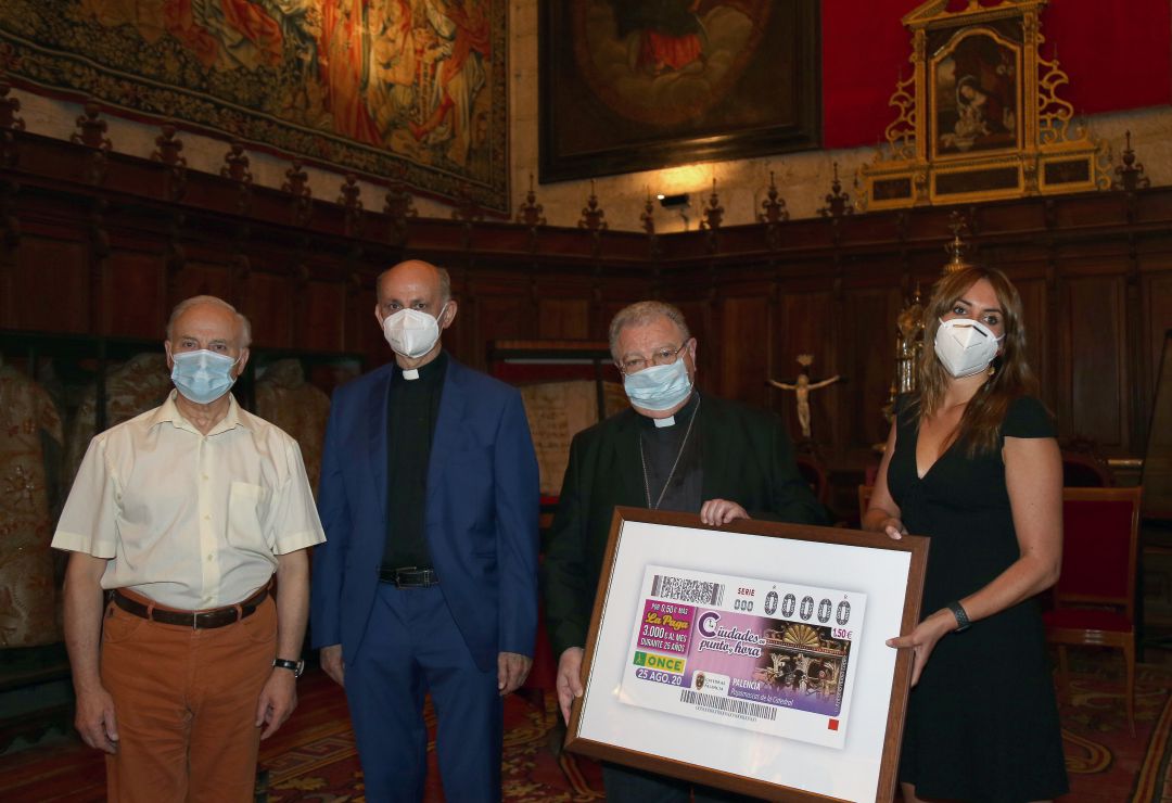 Presentación del cupón en la Catedral de Palencia Presentación del cupón en la Catedral de Palencia
