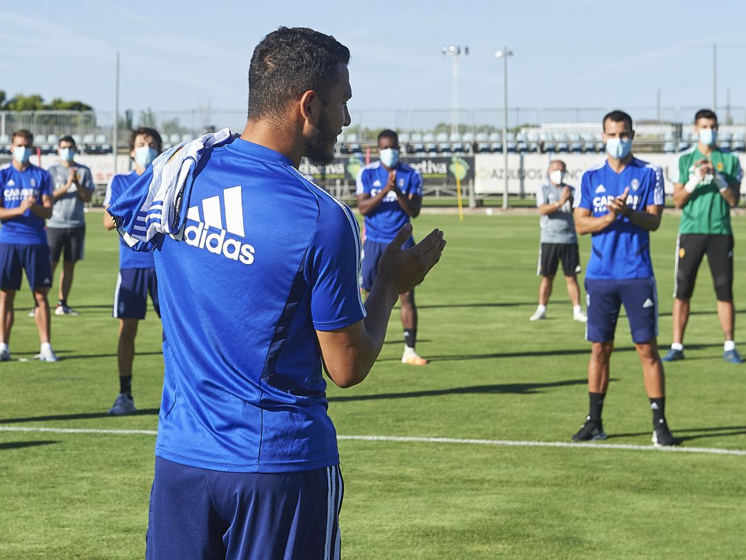 Luis Suárez se ha despedido de sus compañeros en La Ciudad Deportiva Luis Suárez se ha despedido de sus compañeros en La Ciudad Deportiva
