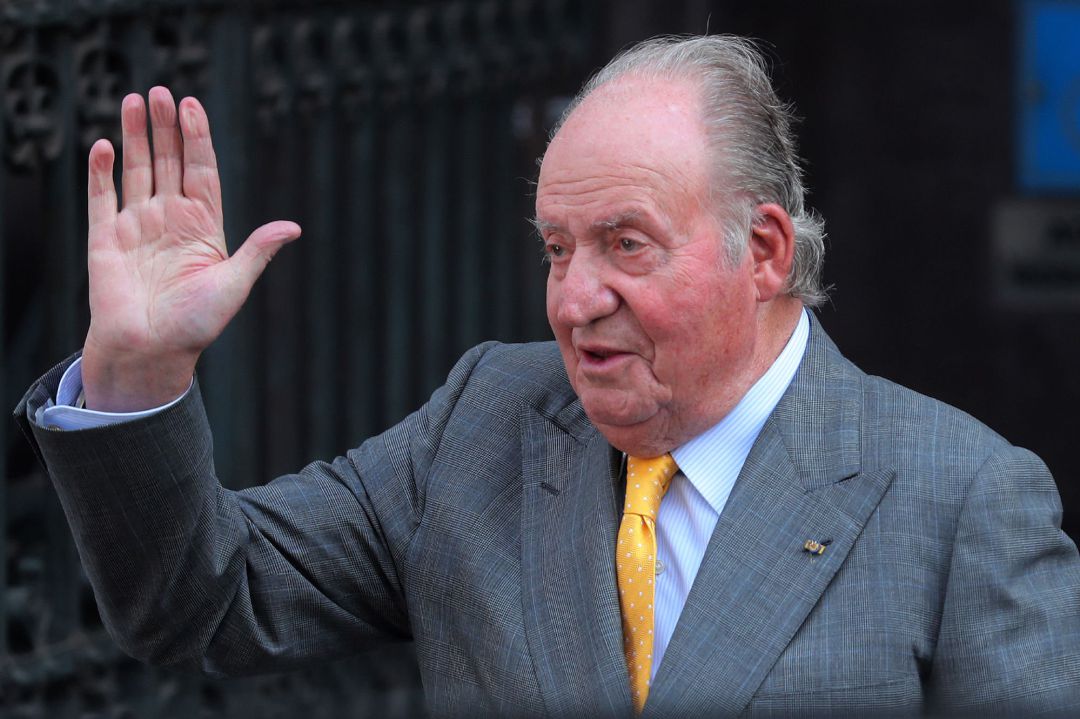 Fotografía de archivo de 2018 del rey emérito Juan Carlos en Santiago (Chile) Fotografía de archivo de 2018 del rey emérito Juan Carlos en Santiago (Chile)