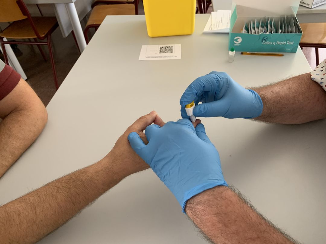 Una de las cerca de 1.500 pruebas que se ha realizado para completar el estudio Una de las cerca de 1.500 pruebas que se ha realizado para completar el estudio