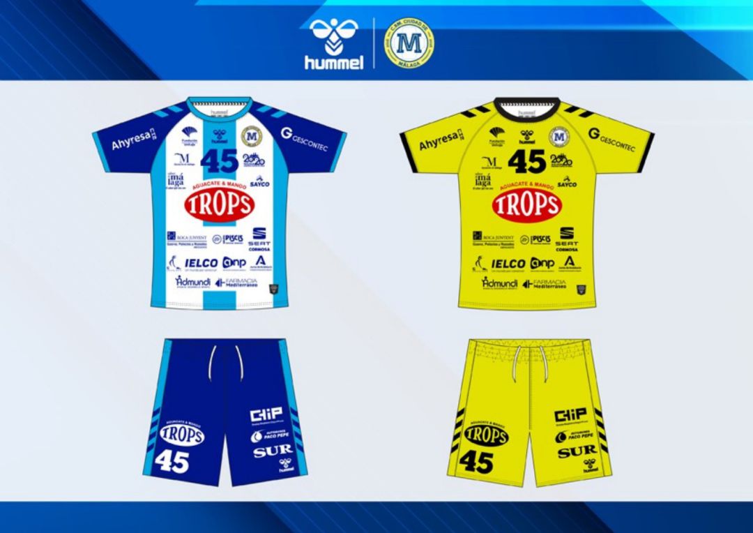 Las nuevas equipaciones del Trops Málaga Las nuevas equipaciones del Trops Málaga