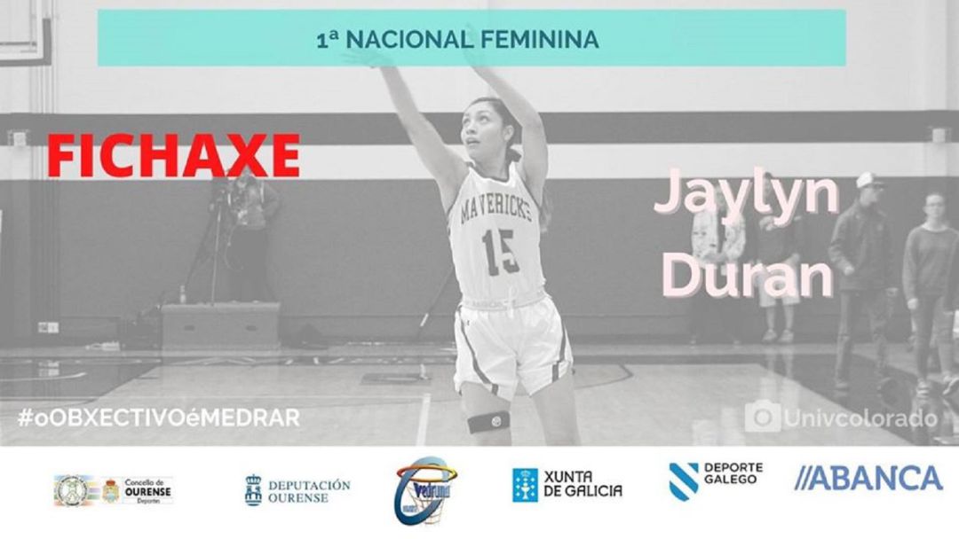 La Norteamericana, Jaylyn Duran, cuarto fichaje del equipo del Carmelitas Ourense La Norteamericana, Jaylyn Duran, cuarto fichaje del equipo del Carmelitas Ourense
