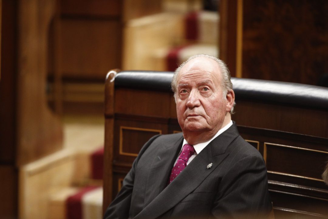 Foto de archivo del rey emérito don Juan Carlos I en el acto conmemorativo del 40º aniversario de la Constitución de 1978, en el Congreso a 6 de diciembre de 2018. Foto de archivo del rey emérito don Juan Carlos I en el acto conmemorativo del 40º aniversario de la Constitución de 1978, en el Congreso a 6 de diciembre de 2018.
