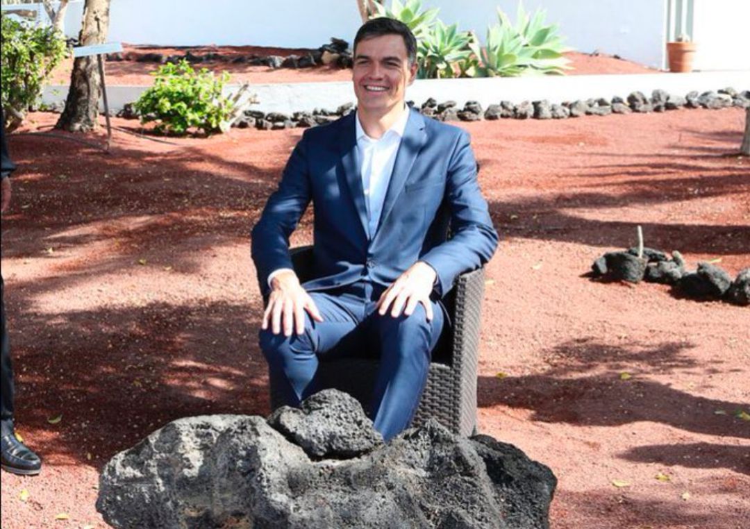 Foto de 2018 de Pedro Sánchez. Foto de 2018 de Pedro Sánchez.