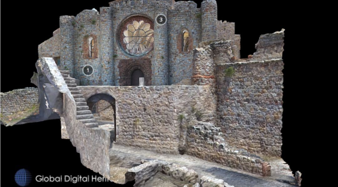 El modelo ha sido elaborado por la entidad estadounidense Global Digital Heritage El modelo ha sido elaborado por la entidad estadounidense Global Digital Heritage