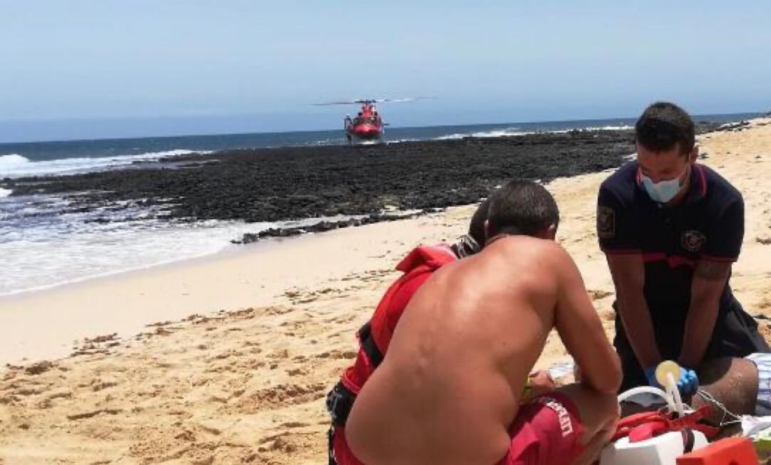Rescate en Corralejo Rescate en Corralejo