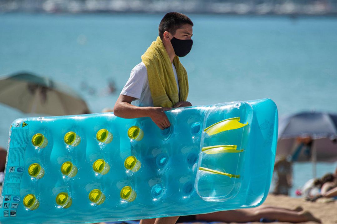 La playa del Arenal de Palma de Mallorca, el pasado domingo La playa del Arenal de Palma de Mallorca, el pasado domingo