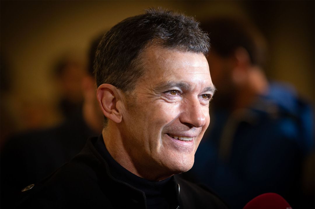 Antonio Banderas, en una foto de archivo de febrero de 2020 Antonio Banderas, en una foto de archivo de febrero de 2020