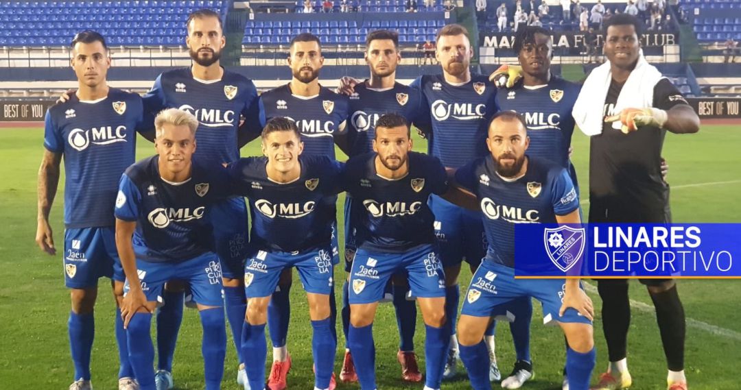 Once inicial del Linares Deportivo en el partido ante el Real Jaén CF. Once inicial del Linares Deportivo en el partido ante el Real Jaén CF.