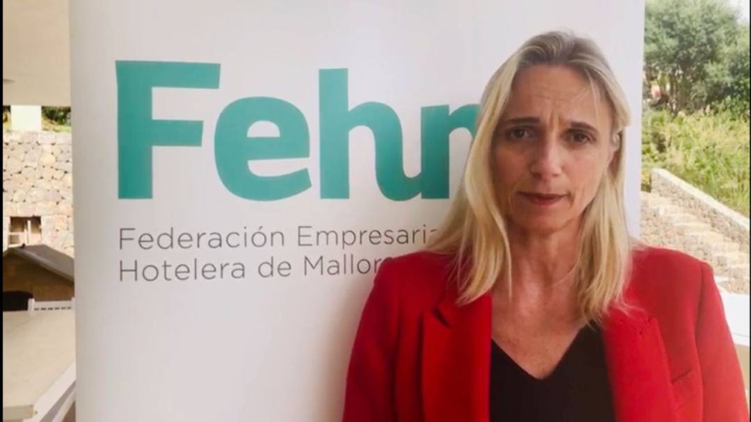 María Frontera, presidenta de la Federación Hotelera María Frontera, presidenta de la Federación Hotelera