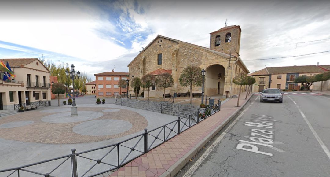 Valverde del Majano es uno de los municipios afectados por las pintadas Valverde del Majano es uno de los municipios afectados por las pintadas