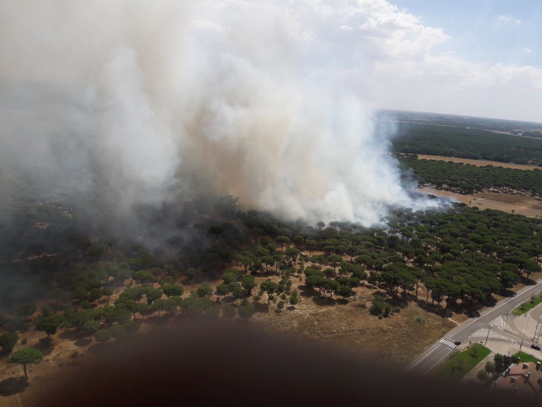 Incendio en Simancas Incendio en Simancas