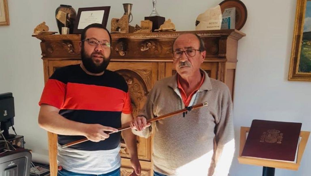 Jesús Vicente Esteban (d) en la toma de posesión en 2019 Jesús Vicente Esteban (d) en la toma de posesión en 2019