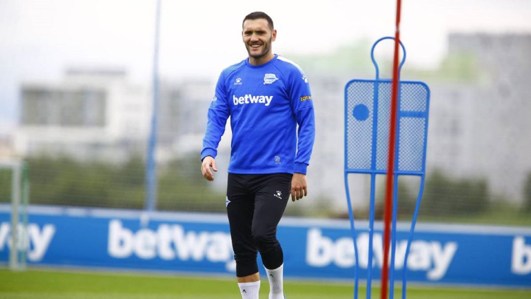 El gallego Lucas Pérez en Ibaia El gallego Lucas Pérez en Ibaia