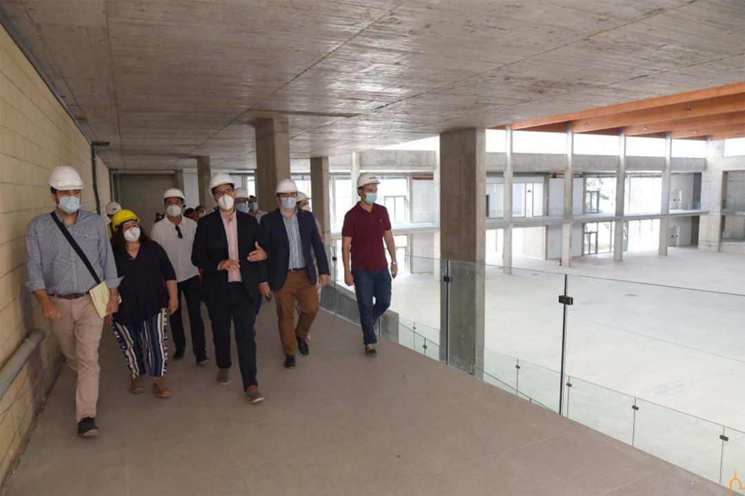 Visita a las obras del pabellón ferial Visita a las obras del pabellón ferial