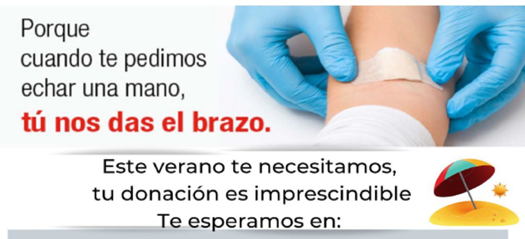 La donación será posible durante toda la semana La donación será posible durante toda la semana