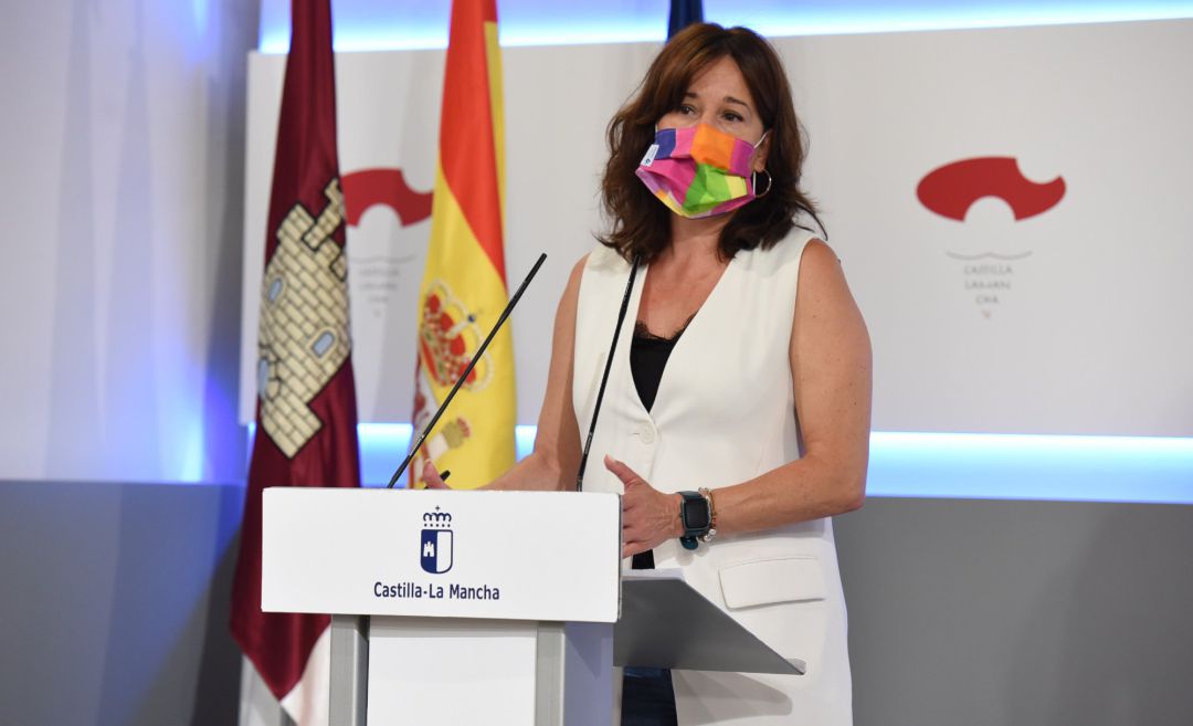 La portavoz del Gobierno de CLM, Blanca Fernández La portavoz del Gobierno de CLM, Blanca Fernández
