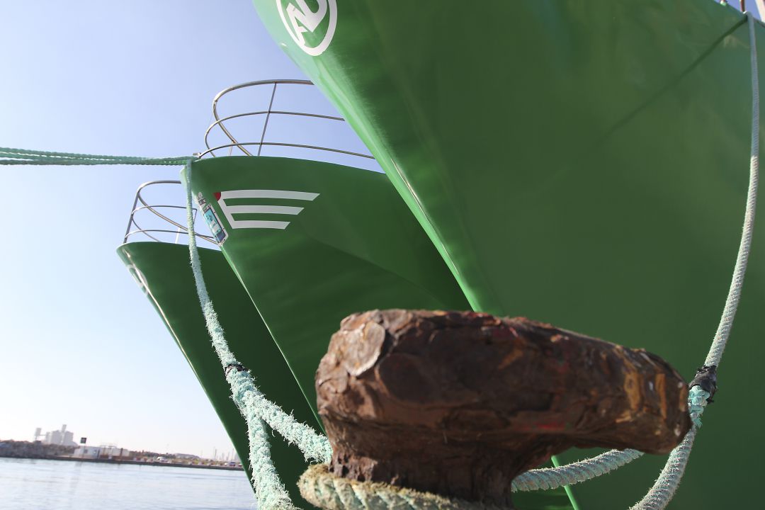 El buque de rescate en el Mediterráneo central Sea-Watch 4 lleva meses en Borriana poniendo a punto sus motores. El buque de rescate en el Mediterráneo central Sea-Watch 4 lleva meses en Borriana poniendo a punto sus motores.