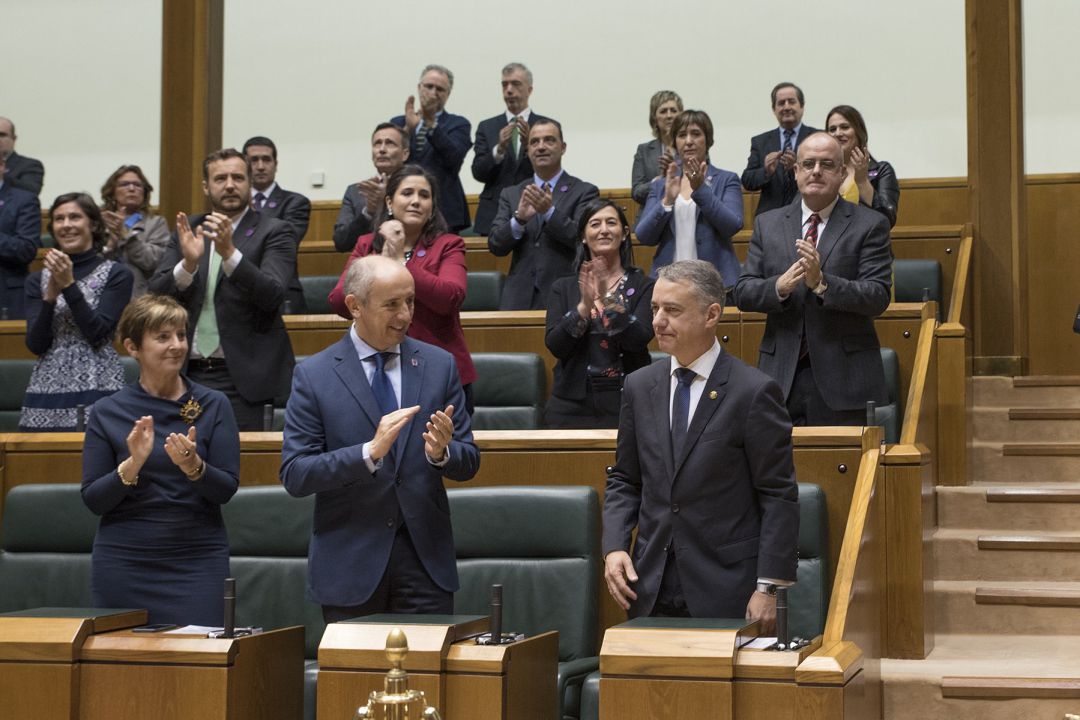 Iñigo Urkullu en la investidura como Lehendakari de 2016 Iñigo Urkullu en la investidura como Lehendakari de 2016