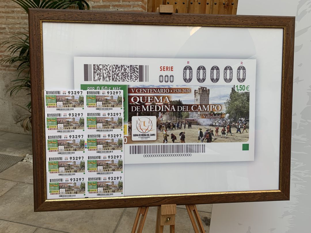 Imagen de Medina del Campo que protagonizará el cupón de la ONCE el 20 de agosto Imagen de Medina del Campo que protagonizará el cupón de la ONCE el 20 de agosto