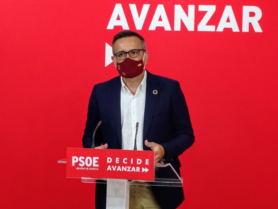 El secretario general del PSRM y portavoz del Grupo Parlamentario Socialista, Diego Conesa El secretario general del PSRM y portavoz del Grupo Parlamentario Socialista, Diego Conesa