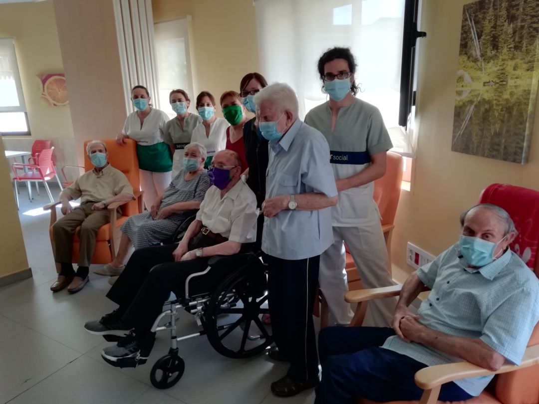 Usuarios del servicio de Estancias Diurnas del Centro de Mayores 1 de Puertollano Usuarios del servicio de Estancias Diurnas del Centro de Mayores 1 de Puertollano