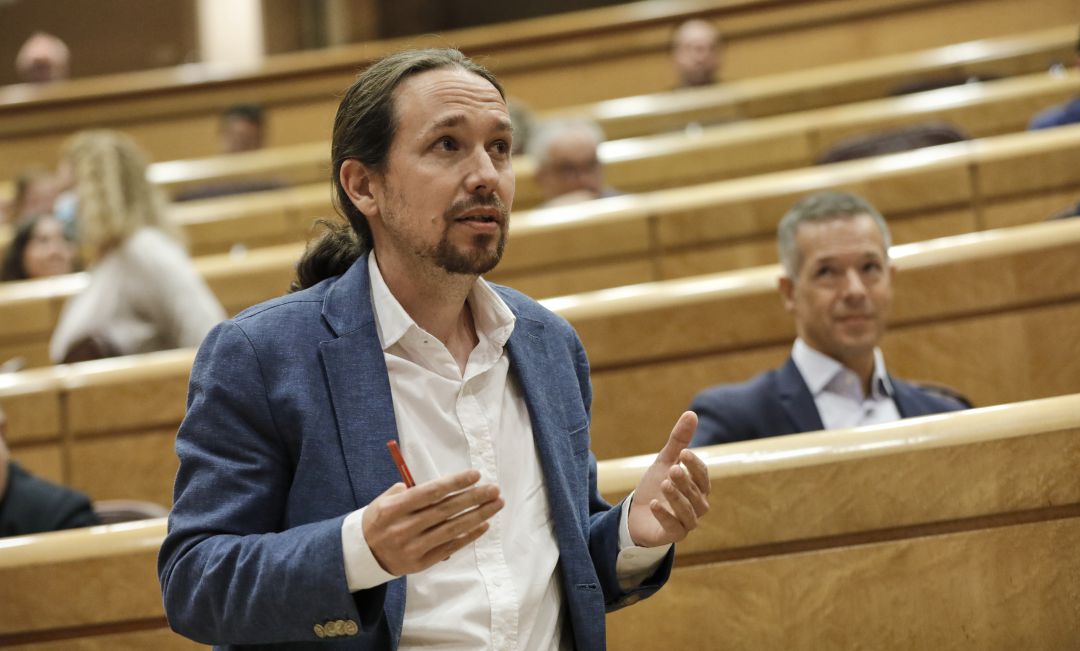 El líder de Podemos, Pablo Iglesias, en el Congreso de los Diputados. El líder de Podemos, Pablo Iglesias, en el Congreso de los Diputados.