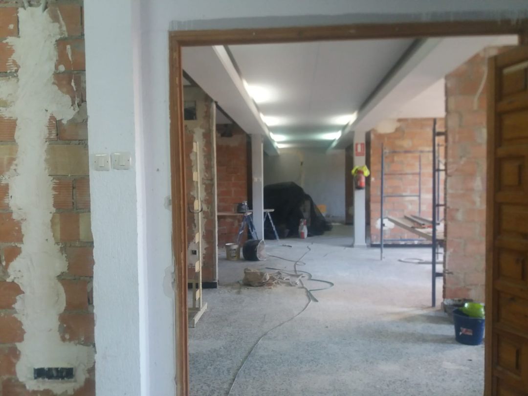 Obras en las que serán nuevas instalaciones del Museo de Jódar Obras en las que serán nuevas instalaciones del Museo de Jódar
