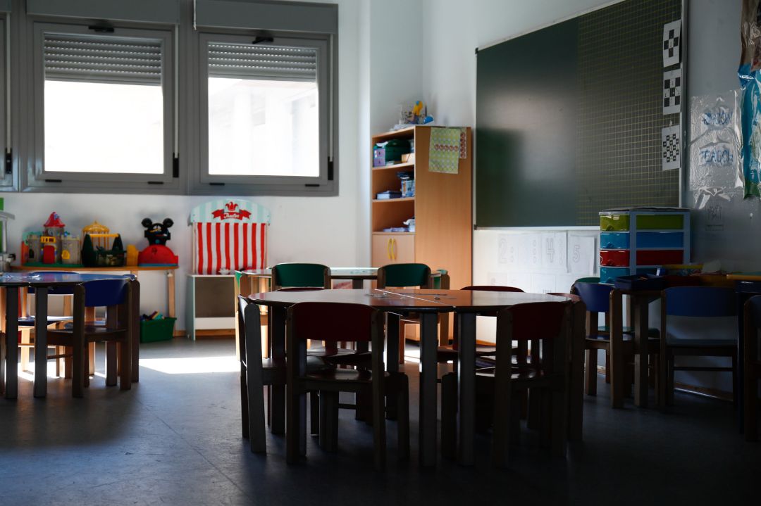 Aula en un colegio Aula en un colegio